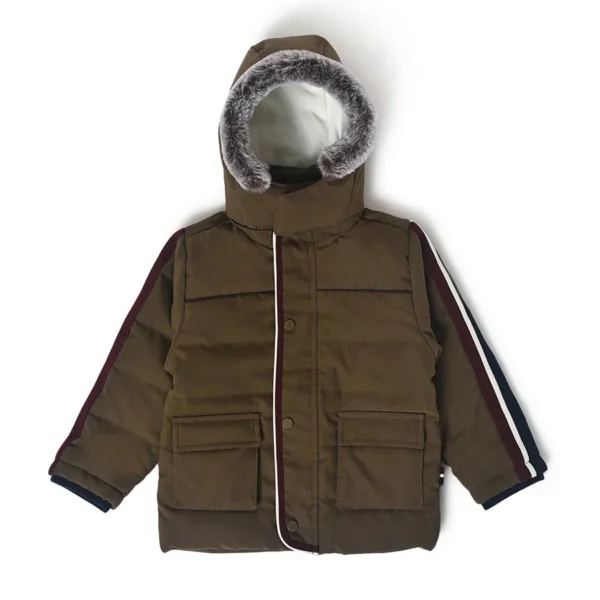 solid-brown-jacket-for-kids-dry-clean KIDS JACKET IRON